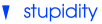 You are at: Stupidity | 